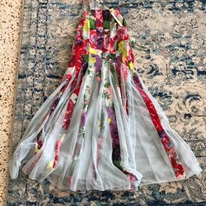 Asos floral tulle dress